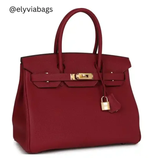 Birkin Rouge Tilt view