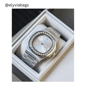 Patek Philippe Nautilus Silver Dial watch