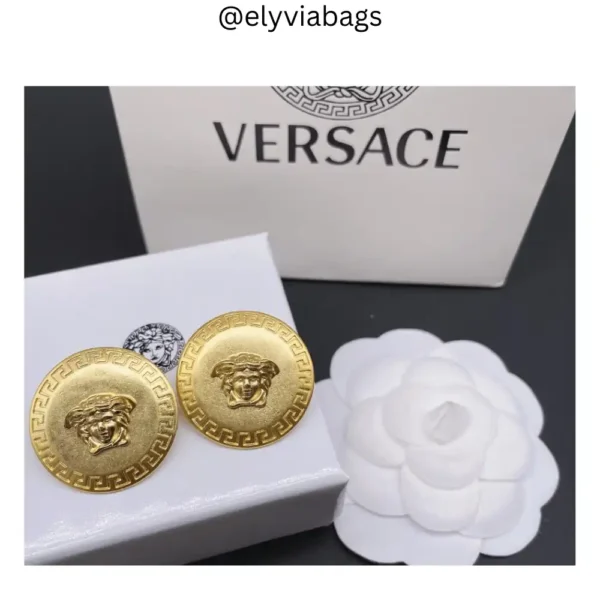 Versace Tribute Loop Earings