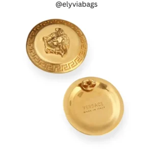 Versace Tribute Loop Earings fron & Back view