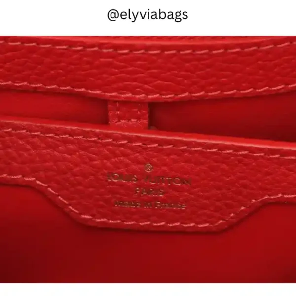 LV Capucines MM bag Red monogram