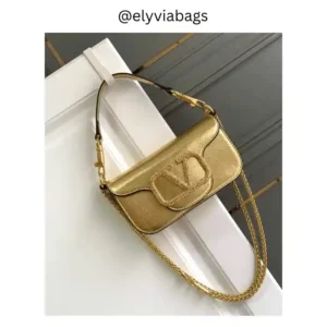 VG small shoulder bag with jewel logo gold color