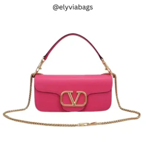 Valentino Garavani Locò Small Shoulder Bag Pink