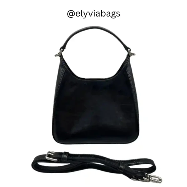 Balenciaga BB Soft Small Hobo Black Bag back view