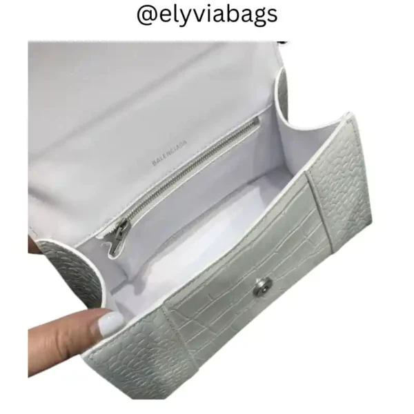 Balenciaga Hourglass Small Top Handle Bag inside