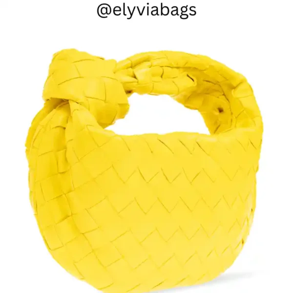 Bottega Veneta mini jodie yellow bag Side View