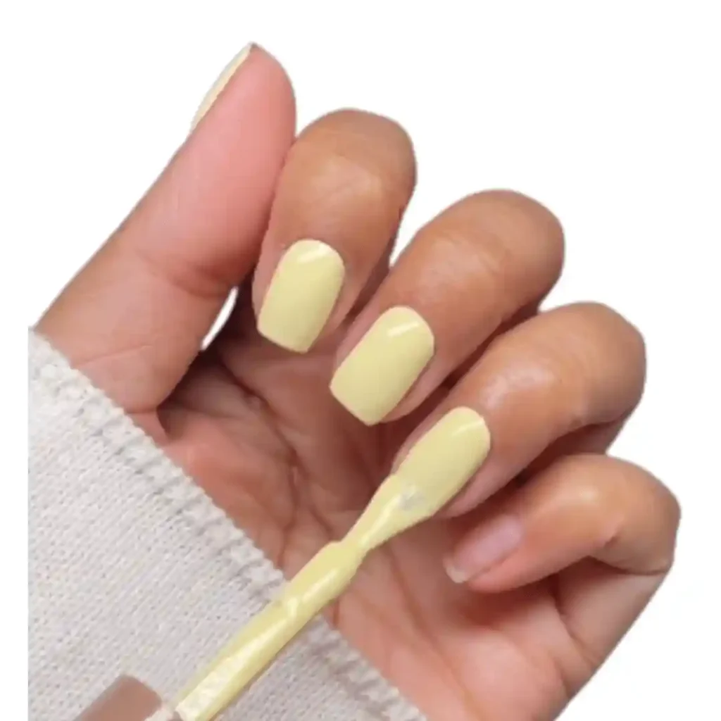 Butter Yellow Summer Nails 2025