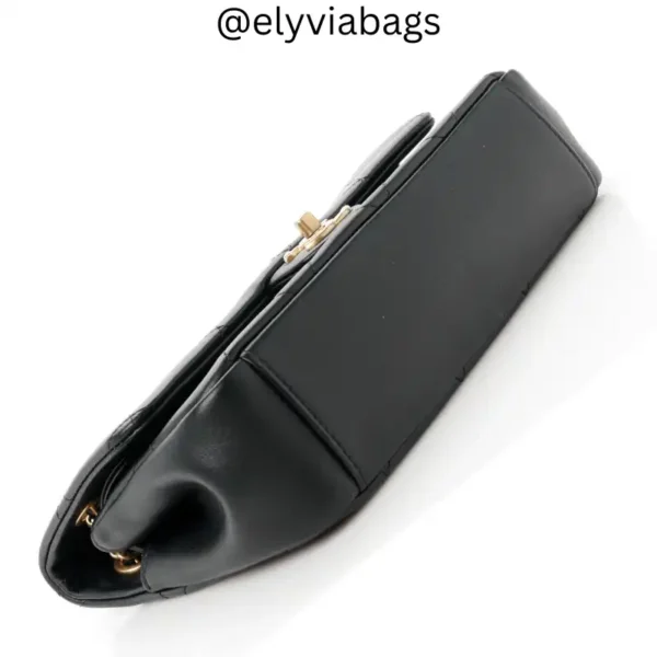 Chanel Clutch Flap Bag fancy bottom view