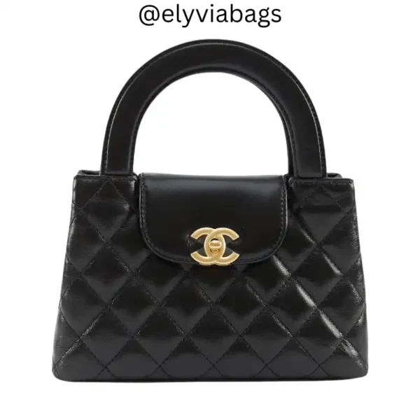 Chanel Shiny Kelly Black