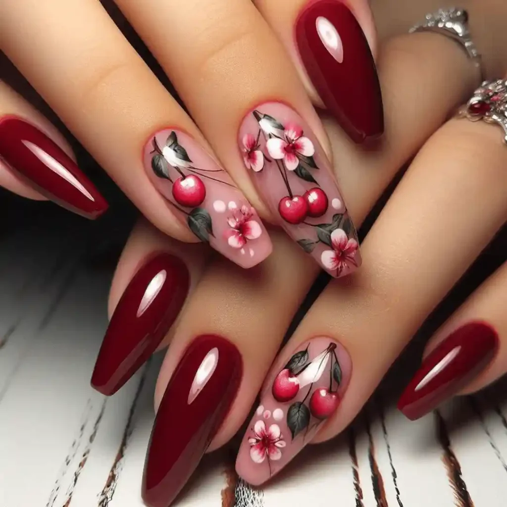 Cherry Summer Nails 2025