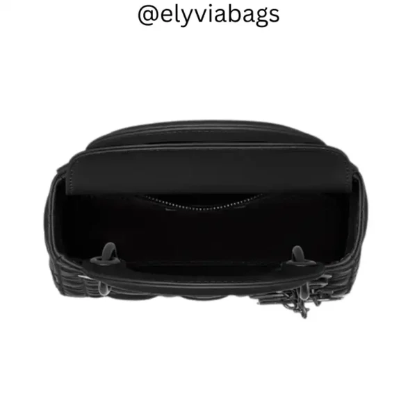 Dior lady black charm F inside view