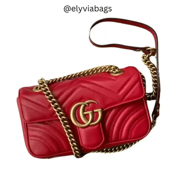 GG-Marmont Shoulder Bag Red