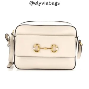 Gucci horsebit 1955 camera bag in latte