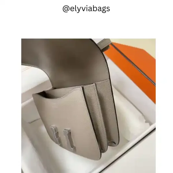 Hermes Constance silver hardware 19cm sideview