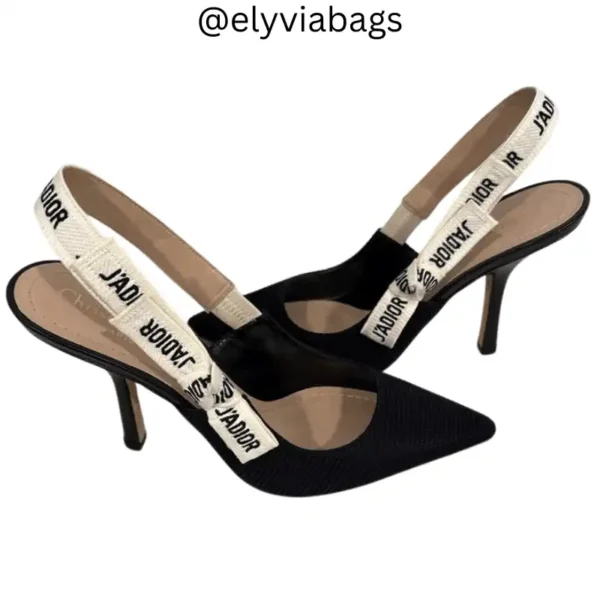 J'Adior Slingback Pumps Black