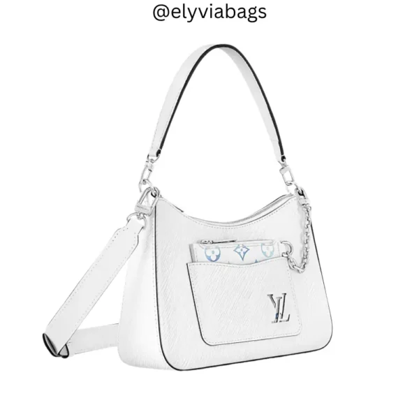 LV Marelle Bag White side view