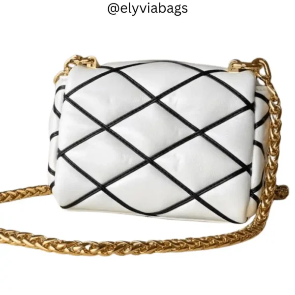 LV Pico Go-14 white handbag back view
