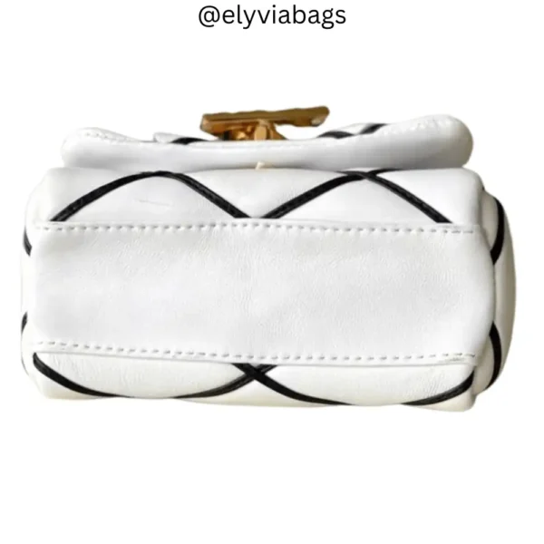 LV Pico Go-14 white handbag bottom view