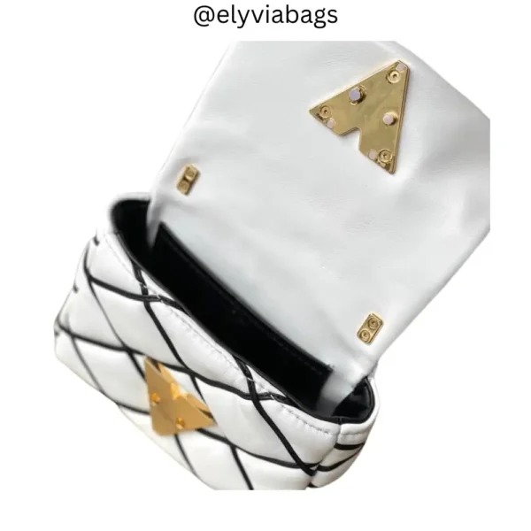 LV Pico Go-14 white handbag open view