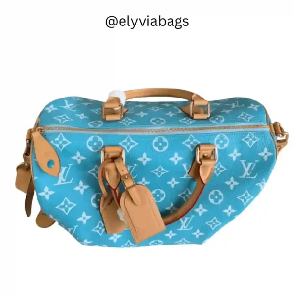 LV Speedy P9 Bandoulière 40 Turquoise Bag top view