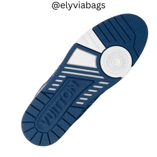 LV Trainer Sneaker Blue sole