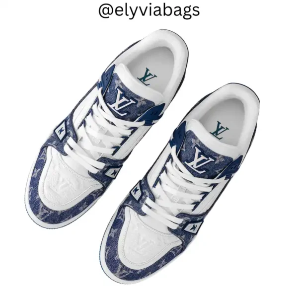 LV Trainer Sneaker Blue