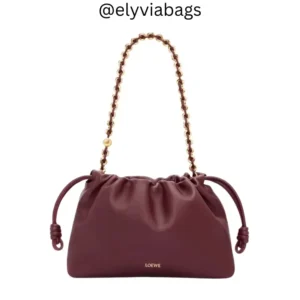 Loewe Flamenco Bag Burgundy