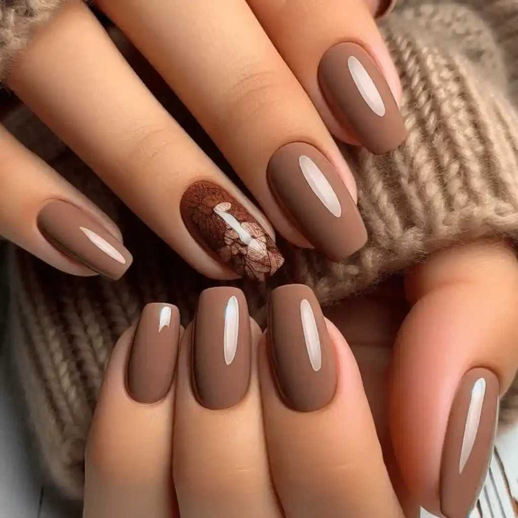 Mocha Mousse Summer Nails 2025