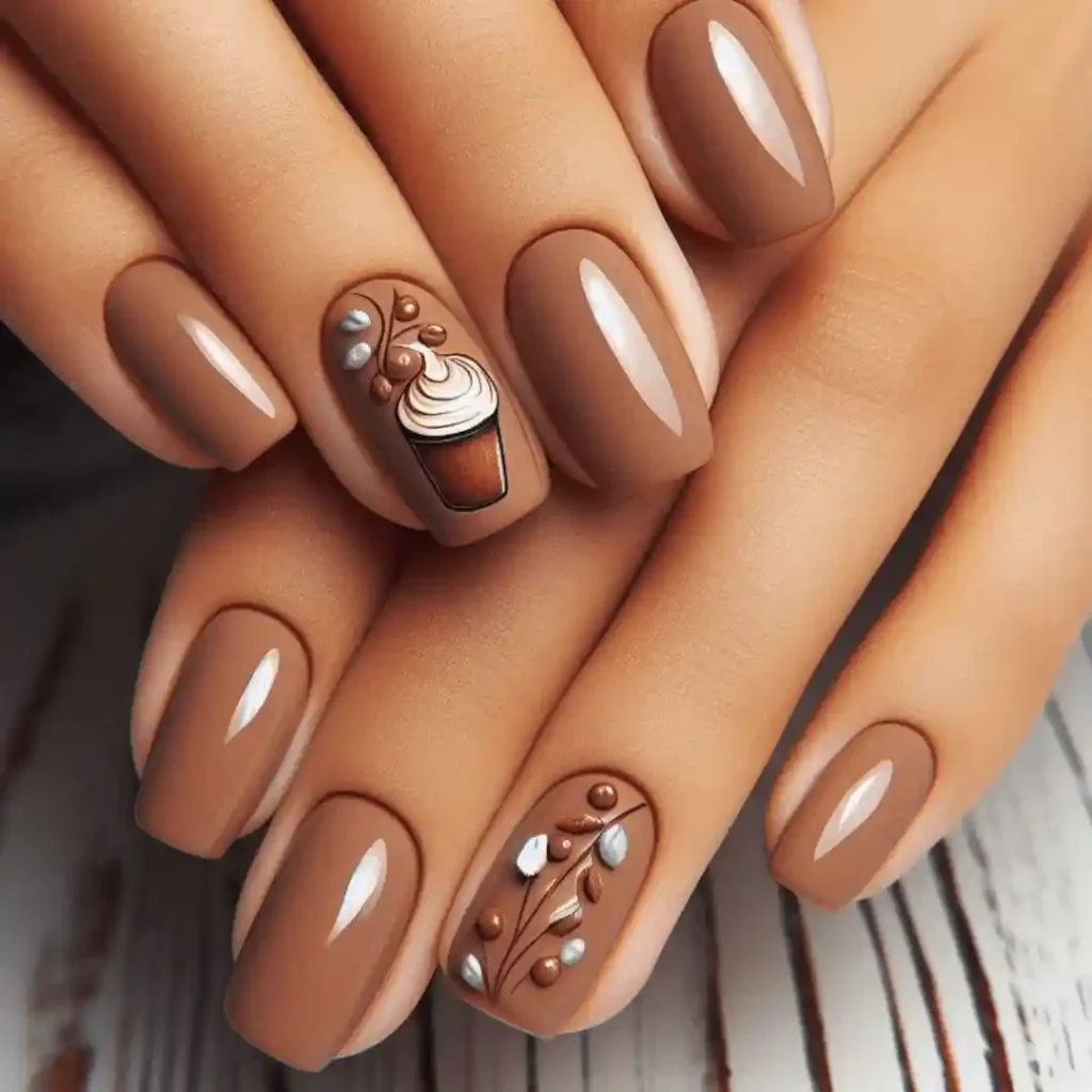 Mocha Mousse Summer Nails 2025