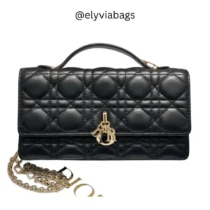 My Dior Mini Bag black bag front view