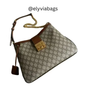Padlock large shoulder bag
