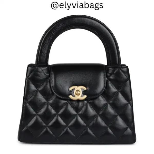 Small Kelly Shopper Black Bag