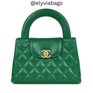 Small Kelly Shopper Green Bag