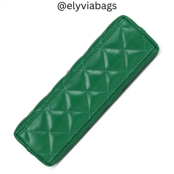 Small Kelly Shopper Green Bag bottom view