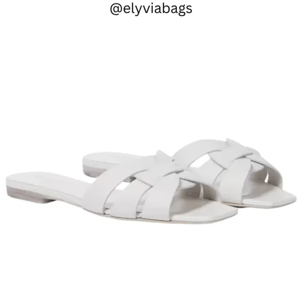 Tribute Nu Pieds Flats white