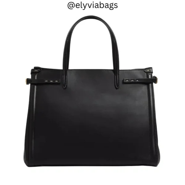 VG Antibes Medium Shopping Handbag Black Back View (2)