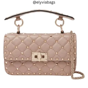 VG Small Rockstud Spide bag pink