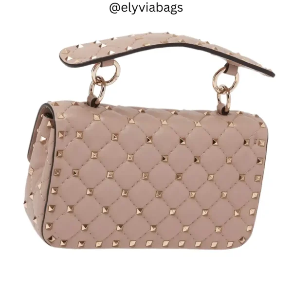 VG Small Rockstud Spide bag pink back view