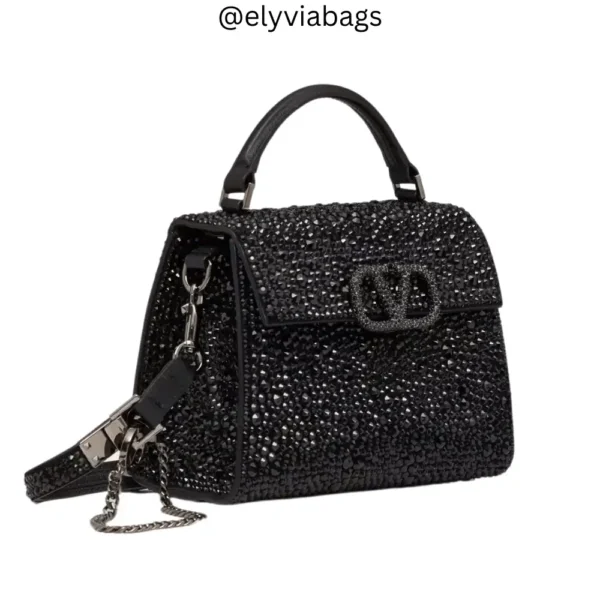VG Vsling Sparkling embroidery Black Tilt view