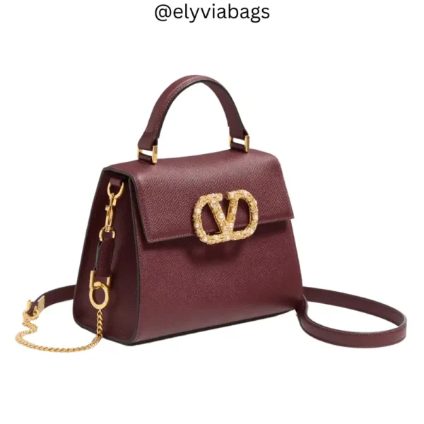 VG Vsling bag jewel logo cherry tilt view