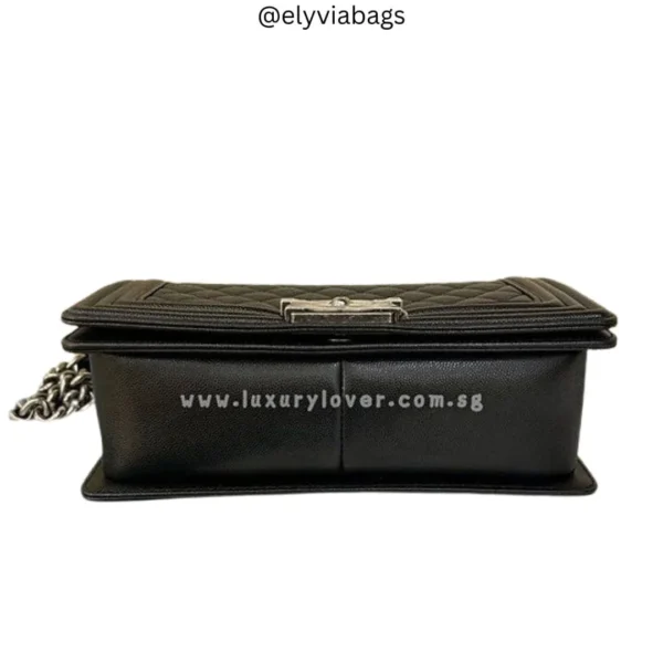chanel caviar boy bag