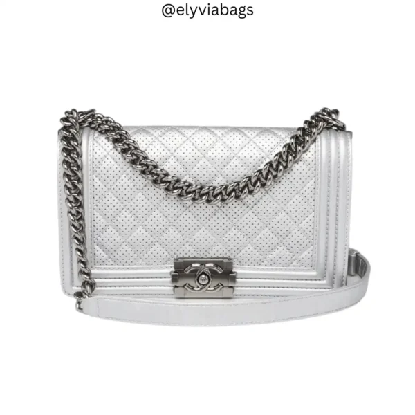 chanel caviar boy bag
