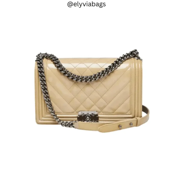 chanel caviar boy bag