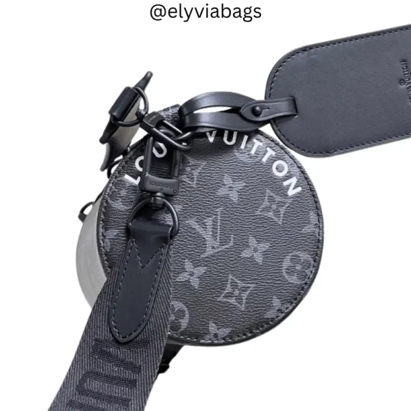 lv Soft Polochon PM – Monogram Eclipse side view