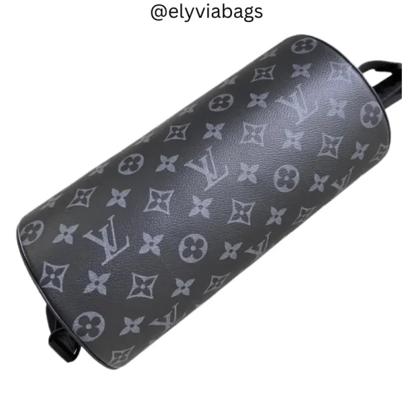 lv Soft Polochon PM – Monogram Eclipse top view