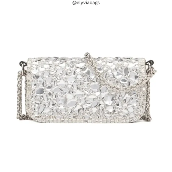 vg Locò Shoulder Bag With Crystals back view
