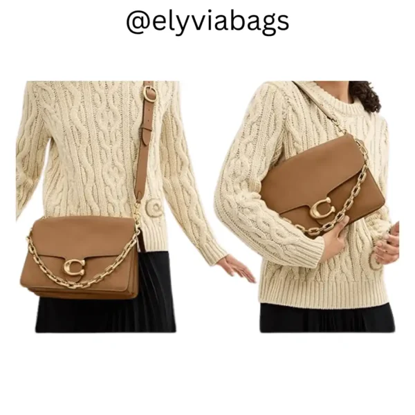 Coach Chain Tabby Shoulder Bag carry style