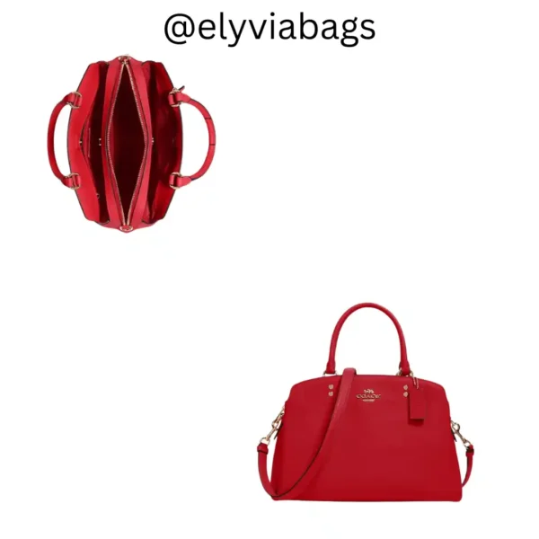 Coach unisex lillie carryall bag Red detail