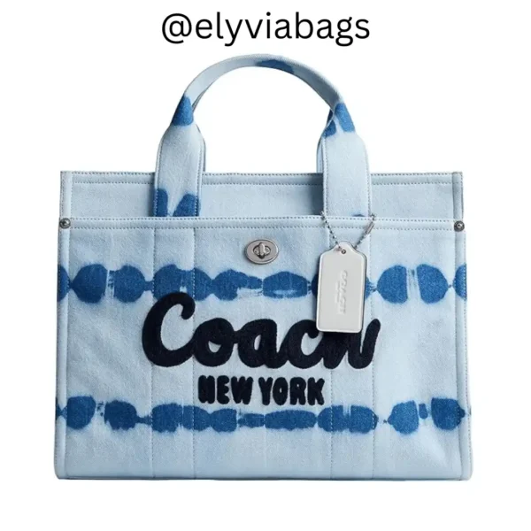 Couch womens tote bag denim multi