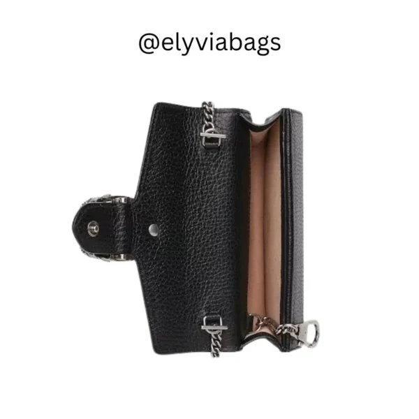 Gucci Dionysus Leather Bag inside